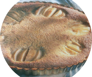 Pear and Cardamom Flan Cake